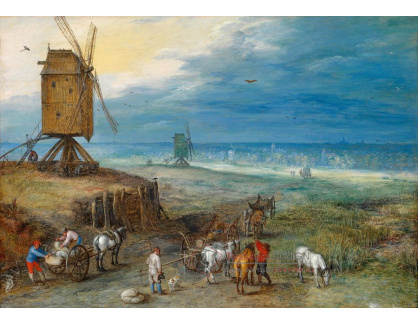 BRG-72 Jan Brueghel - Odpočinek u větrného mlýna