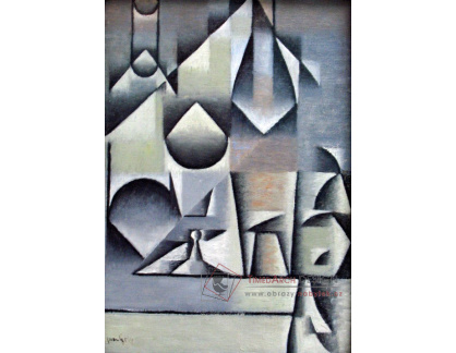 VJG 57 Juan Gris - Sklo a lahve