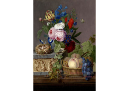 VKZ 455 Michel Joseph Speeckaert - Zátiší s květinami, ovocem a ptačím hnízdem