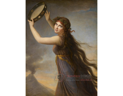 PORT-125 Elisabeth Vigee-Lebrun - Portrét paní Hamilton