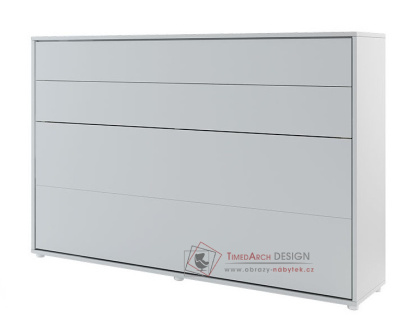 REBECCA BC-05, výklopná postel široká 120x200cm, šedá