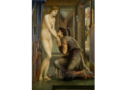 A-5696 Edward Burne-Jones - Pygmalion a obraz