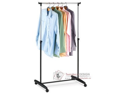ABD-1201 BK, stojan na šaty, chrom / černá