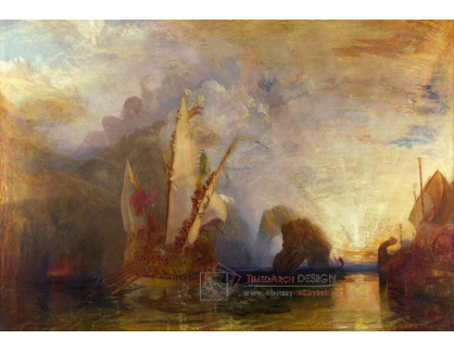 SO VI-318 Joseph Mallord William Turner - Ulysses se vysmívá Polyfémosovi