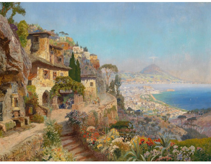 SO XVI-141 Alois Arnegger - Motiv z neapolského zálivu