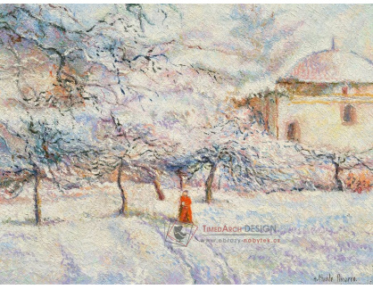 A-8682 Hugues Claude Pissarro - Cussay pod sněhem
