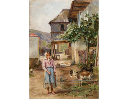 D-5749 Vojtěch Bartoněk - Pasačka s kozami