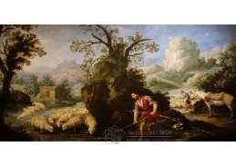 D-8322 Bartolome Esteban Murillo - Jacob a ovce Labana