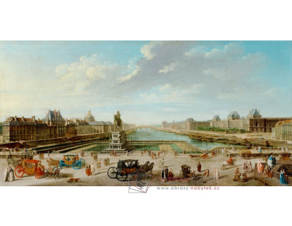 D-8366 Jean-Baptiste Raguenet - Pohled na Paříž z Pont Neuf