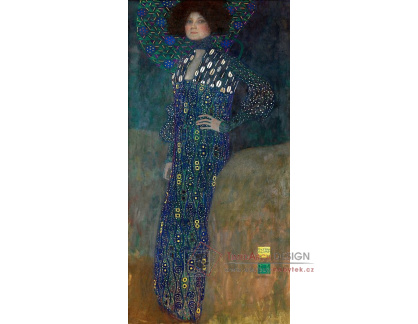 VR3-114 Gustav Klimt - Portrét Emilie Flöge