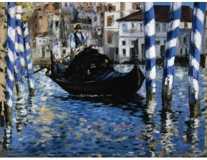 VEM 03 Édouard Manet - Grand Canal v Benátkách