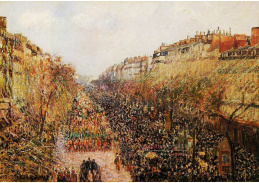 VCP-121 Camille Pissarro - Boulevard Montmartre v masopust