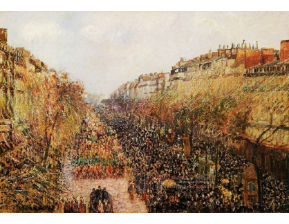 VCP-121 Camille Pissarro - Boulevard Montmartre v masopust