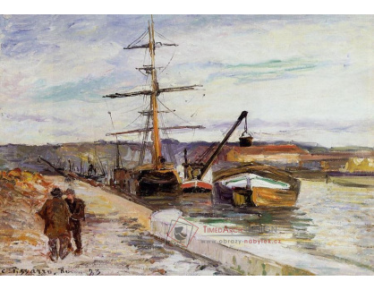 VCP-274 Camille Pissarro - Přístav v Rouen