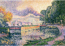 KO IV-477 Paul Signac - Remorkér v průplavu v Samois