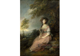 PORT-503 Thomas Gainsborough - Portrét paní Sheridan