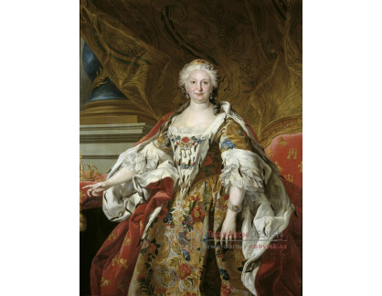 PORT-276 Charles André van Loo - Portrét Isabel de Farnesio