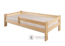 KL-137, postel 90x200cm, borovicový masiv