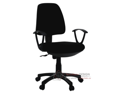COLBY NEW, kancelářská židle, látka černá