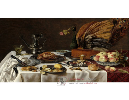 D-8394 Pieter Claesz - Zátiší s pávem