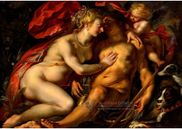 D-9464 Jacob Jordaens - Adonis a Venuše