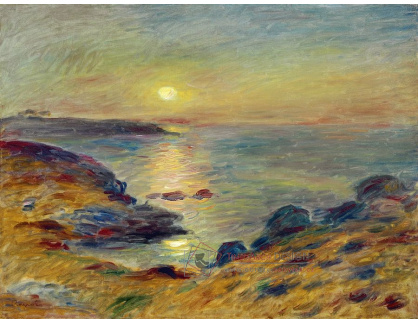 D-9994 Pierre-Auguste Renoir - Západ slunce v Douarnenez