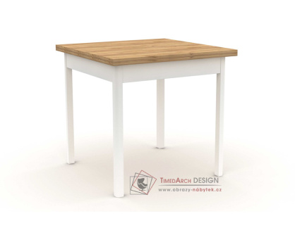 S104 LUDVÍK, jídelní rozkládací stůl 80-160x80cm, výběr provedení
