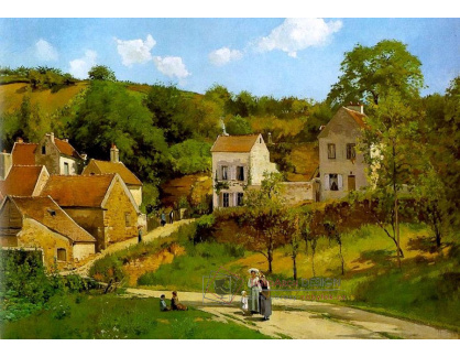 VCP-153 Camille Pissarro - L Hermitage v Pontoise