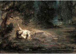 VEF 23 Eugene Ferdinand Victor Delacroix - Smrt Ofélie