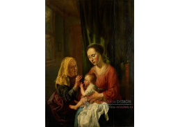 VH633 Dirk van Hoogstraten - Madonna s dítětem a svatá Anna
