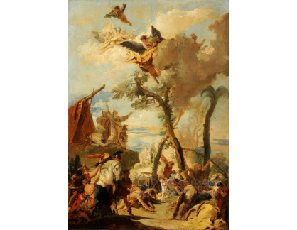 SO XVII-291 Giovanni Battista Tiepolo - Setkání v poušti