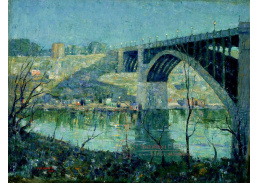 KO III-102 Ernest Lawson - Jarní noc na řece Harlem
