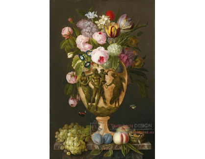 VKZ 200 Michel Joseph Speeckaert - Váza s květinami na kamenném soklu 