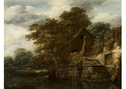 A-1666 Cornelis Decker - Krajina s mlýnem
