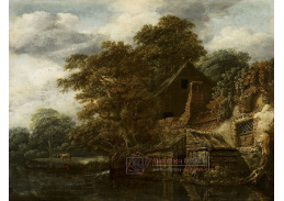 A-1666 Cornelis Decker - Krajina s mlýnem
