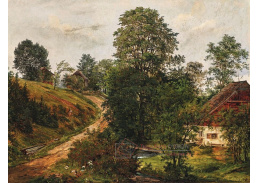 A-8708 Josef Feid - Krajina alpského podhůří na jaře