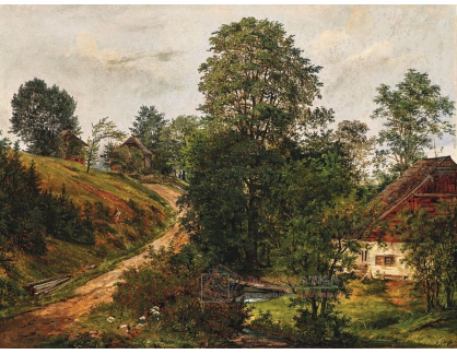 A-8708 Josef Feid - Krajina alpského podhůří na jaře