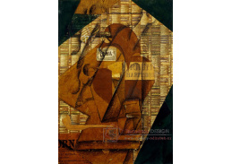 DDSO-2859 Juan Gris - Láhev rumu a noviny