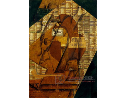 DDSO-2859 Juan Gris - Láhev rumu a noviny