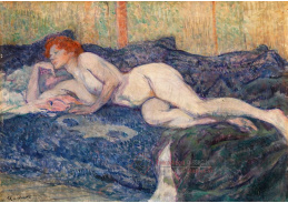 D-7258 Henri de Toulouse-Lautrec - Akt na pohovce