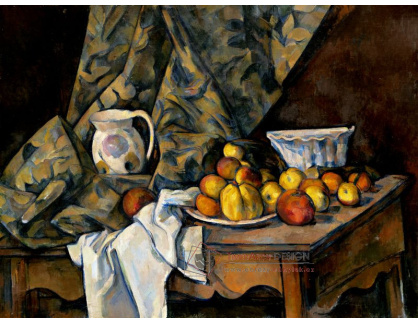 D-8207 Paul Cézanne - Zátiší s jablky a broskvemi