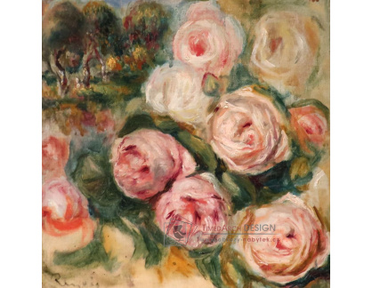 D-8306 Pierre-Auguste Renoir - Růže a krajina