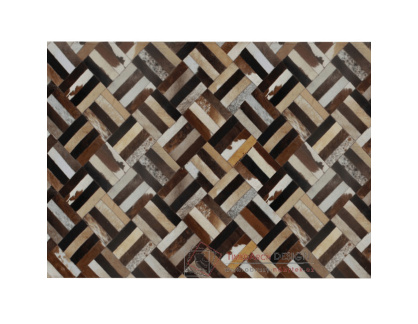 KŮŽE 2, luxusní koberec 140x200cm, patchwork