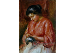 VR14-206 Pierre-Auguste Renoir - Dívka v červeném