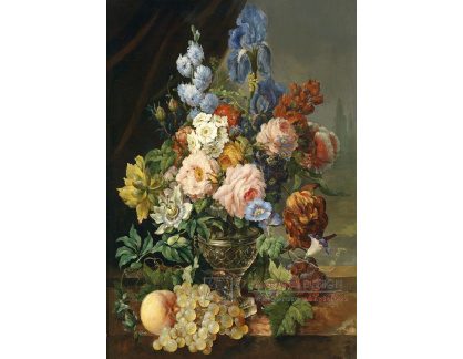 VKZ 526 Cornelis van Spaendonck - Zátiší s květinami a ovocem