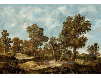 A-4273 Jan van Goyen - Lesní krajina s postavami