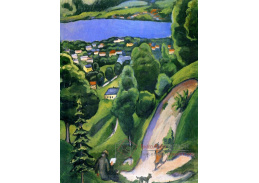 A-6094 August Macke - Krajina u jezera Teggernsee