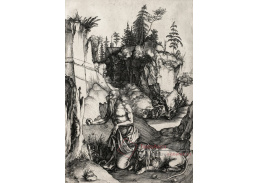 VR12-154 Albrecht Dürer - Svatý Jeroným v pokání