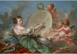 D-6192 Francois Boucher - Alegorie malířství