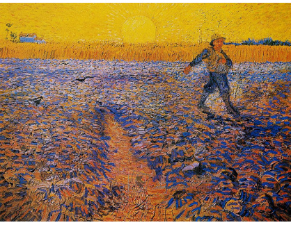 VR2-186 Vincent van Gogh - Rozsévač při západu slunce